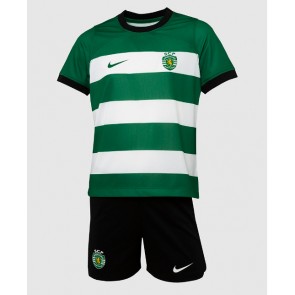 Sporting CP Hemmakläder Barn 2023-24 Kortärmad (+ Korta byxor)